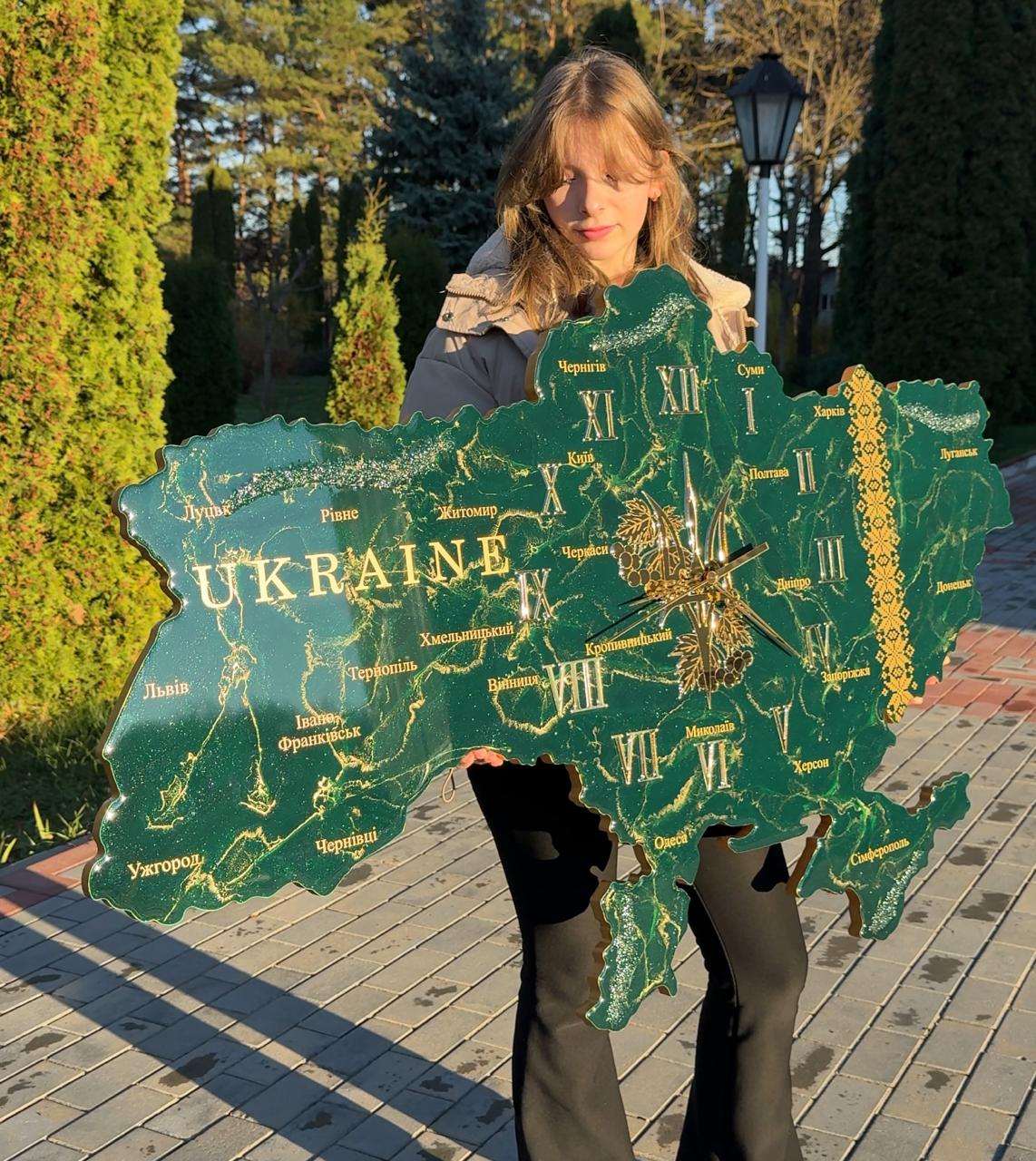 Годинник "ВОЛЯ" Смарагдовий