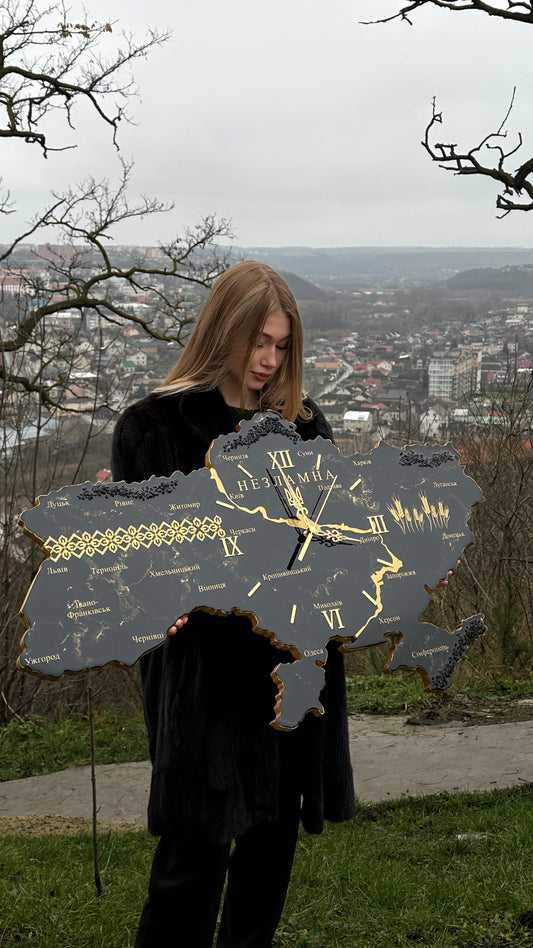 Годинник "Незламна" Чорний