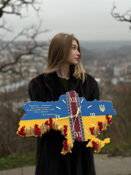 Годинник "Калина Та Колоски"