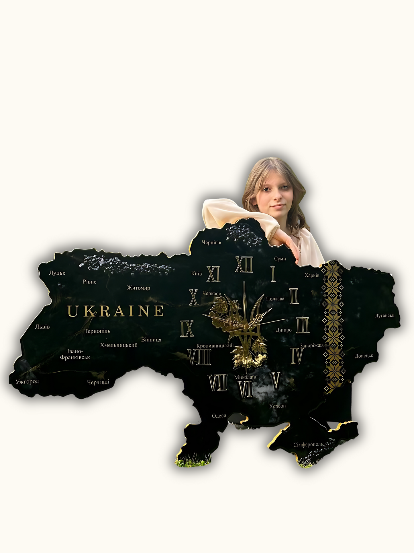 Годинник "Воля" Чорний