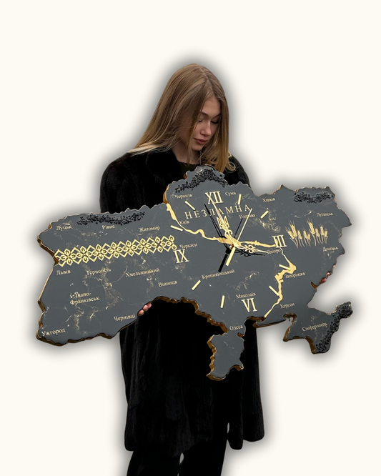 Годинник "Незламна" Чорний