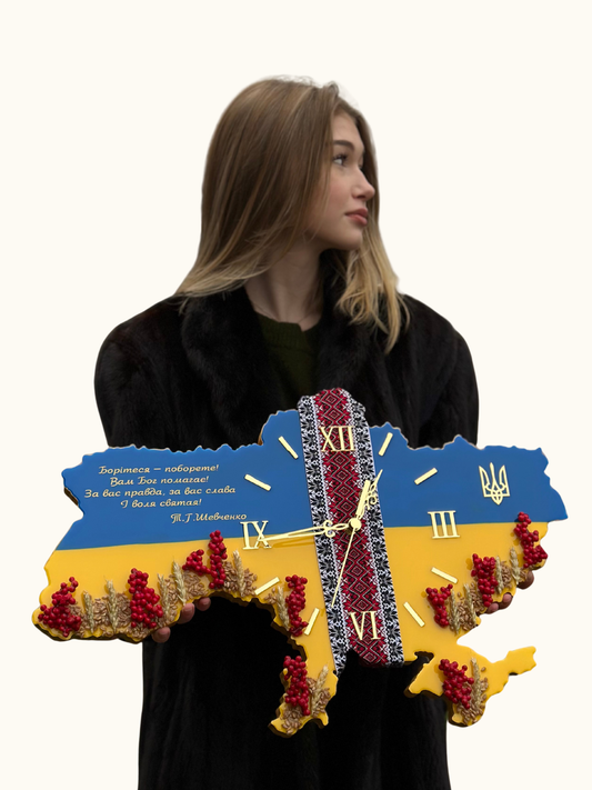 Годинник "Калина Та Колоски"