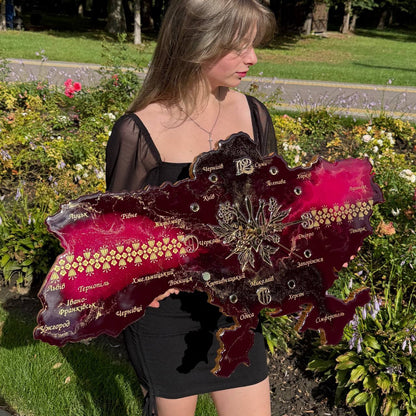 Годинник "Аметистова Україна"