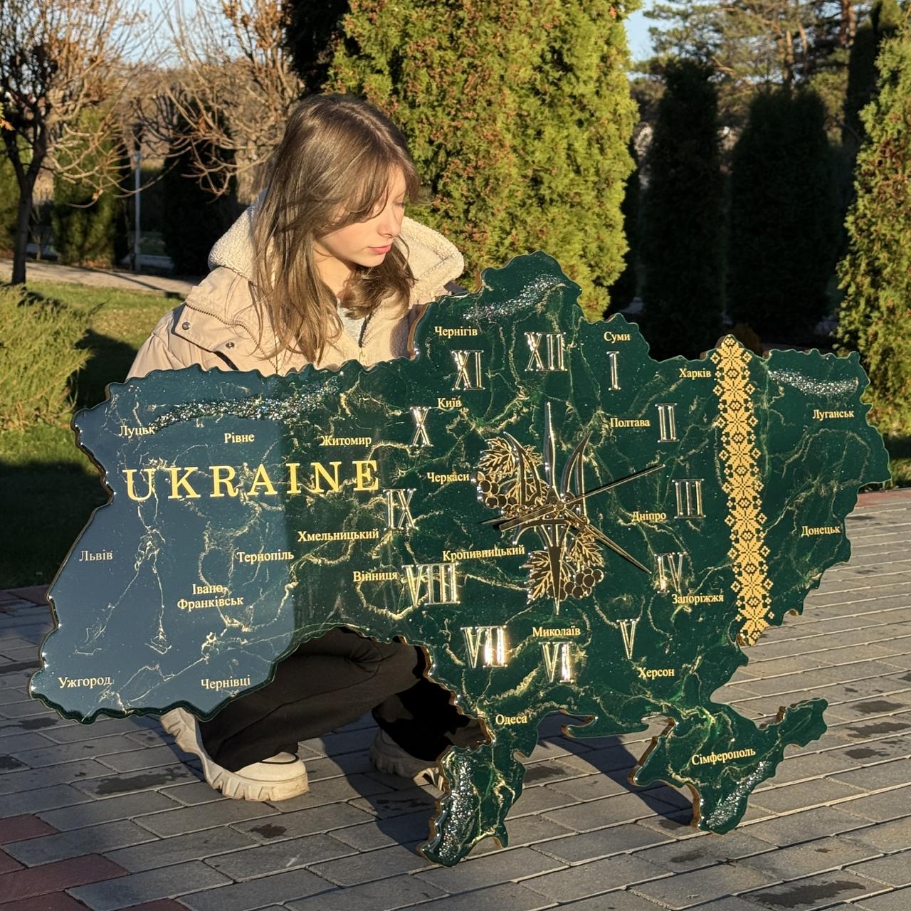 Годинник "ВОЛЯ" Смарагдовий