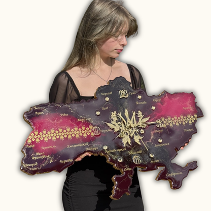 Годинник "Аметистова Україна"