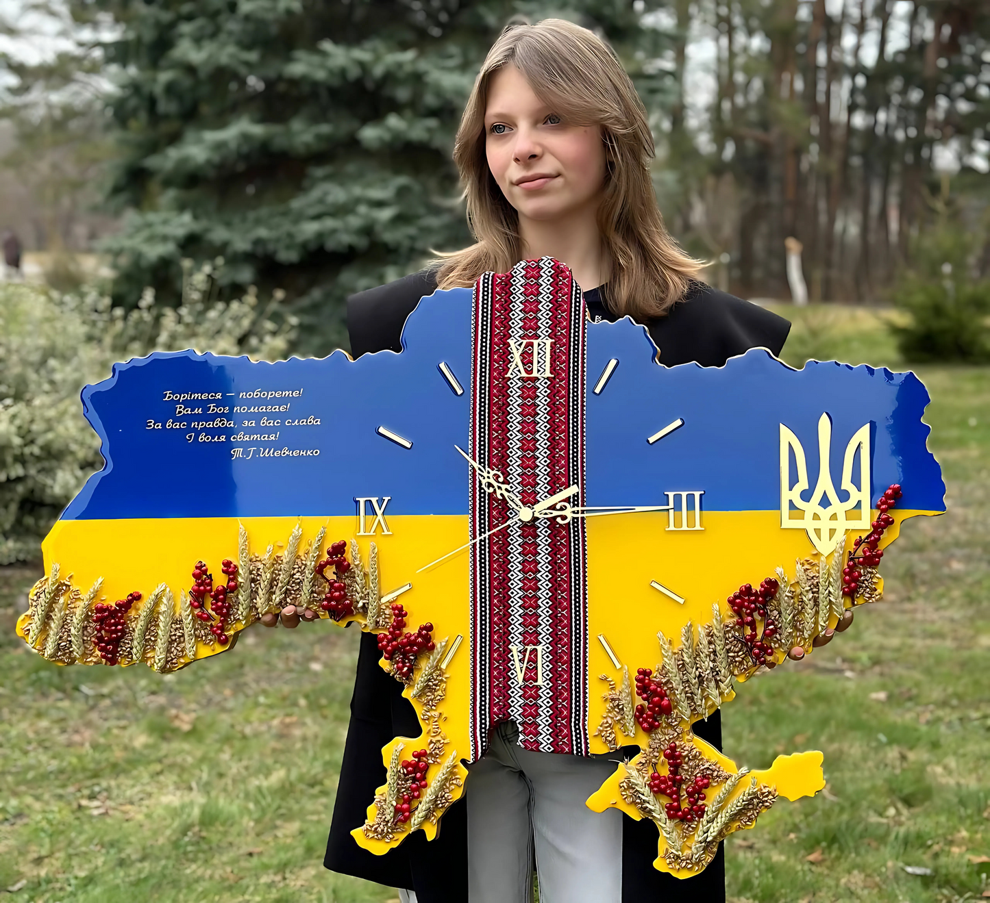 Годинник "Калина Та Колоски"