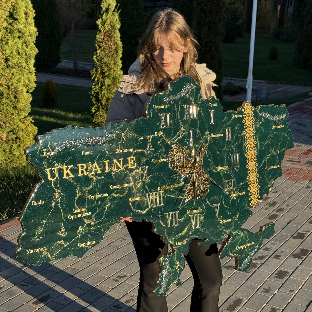 Годинник "ВОЛЯ" Смарагдовий