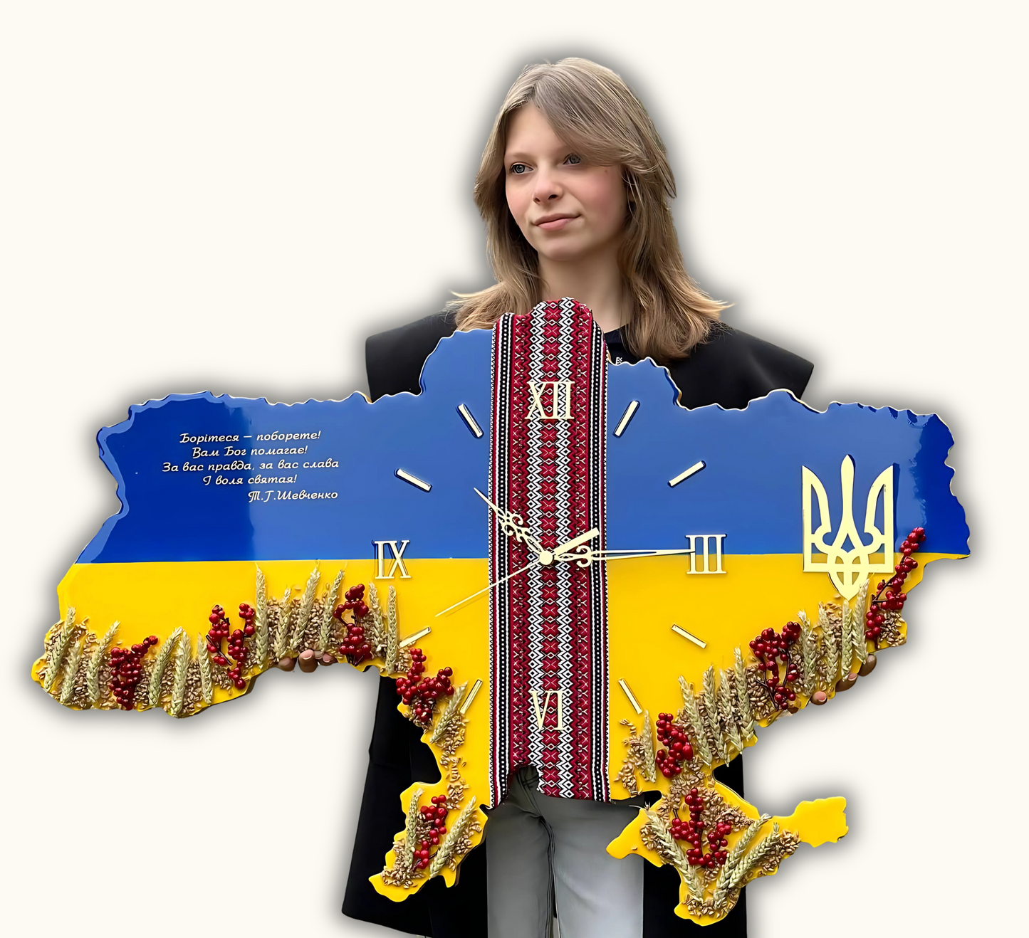 Годинник "Калина Та Колоски"